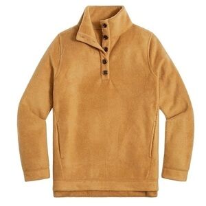 J. Crew Women’s Sherpa Button Front Tunic Pullover‎ Size Large